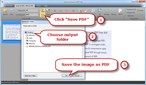 Save Edited Image to PDF