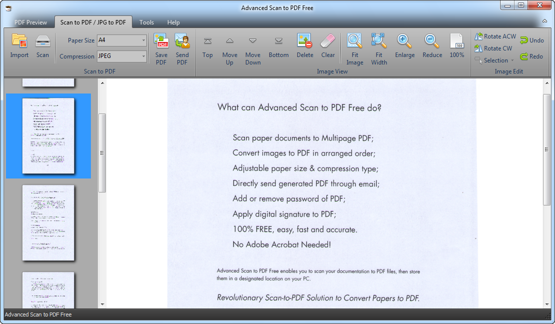 How to Scan Multiple into One PDF with Our Best Scan to Software – Advanced Scan to PDF Free